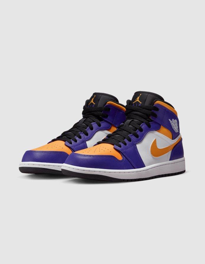 Launching: Air Jordan 1 Mid 'Lakers'