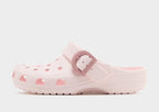 Classic Enamel Buckle Clogs Women's