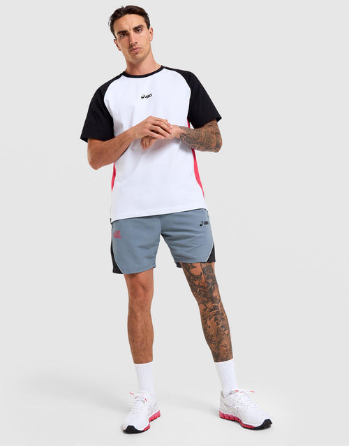 Woven Colour Block Shorts