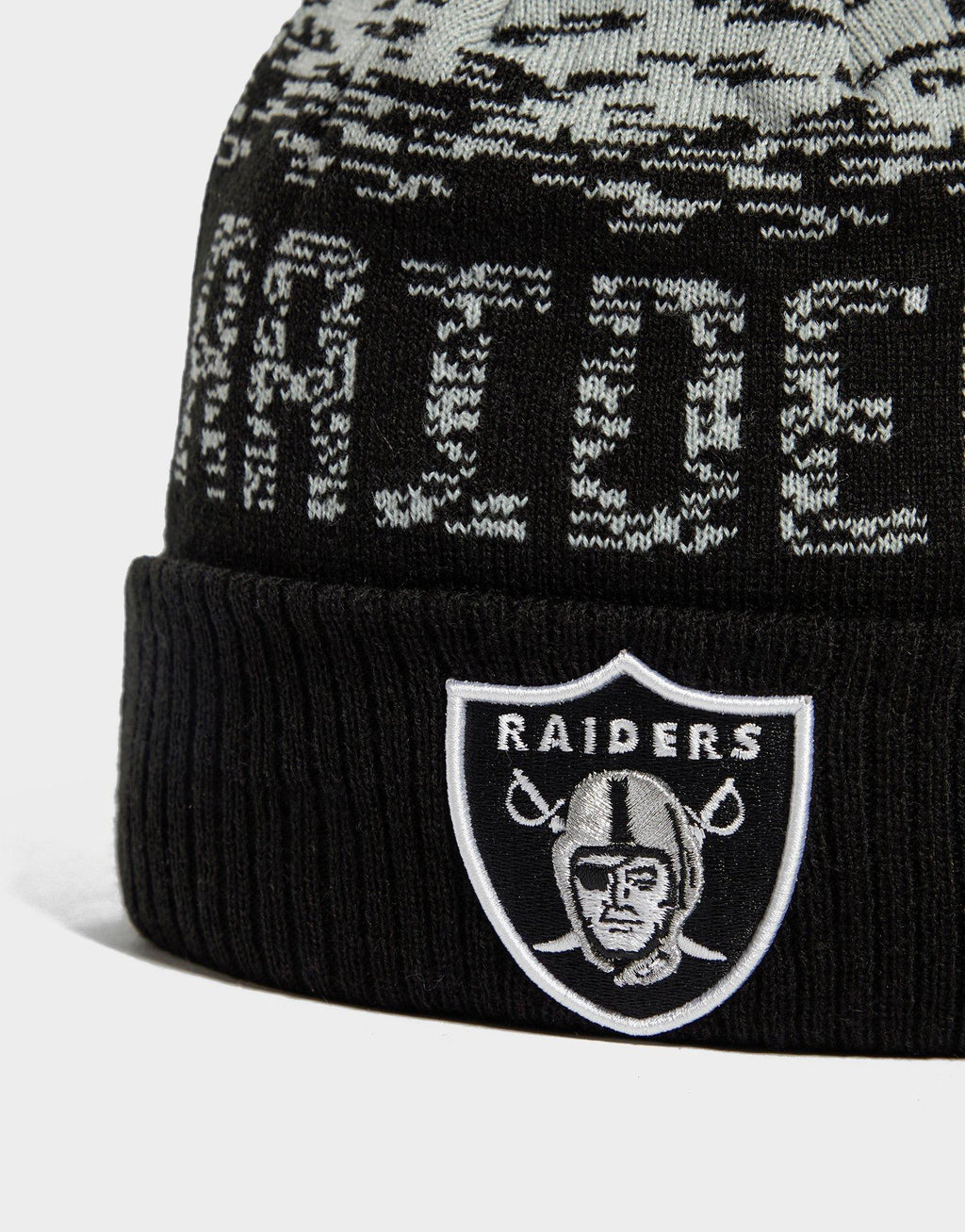 NFL Las Vegas Raiders Pom Beanie Hat