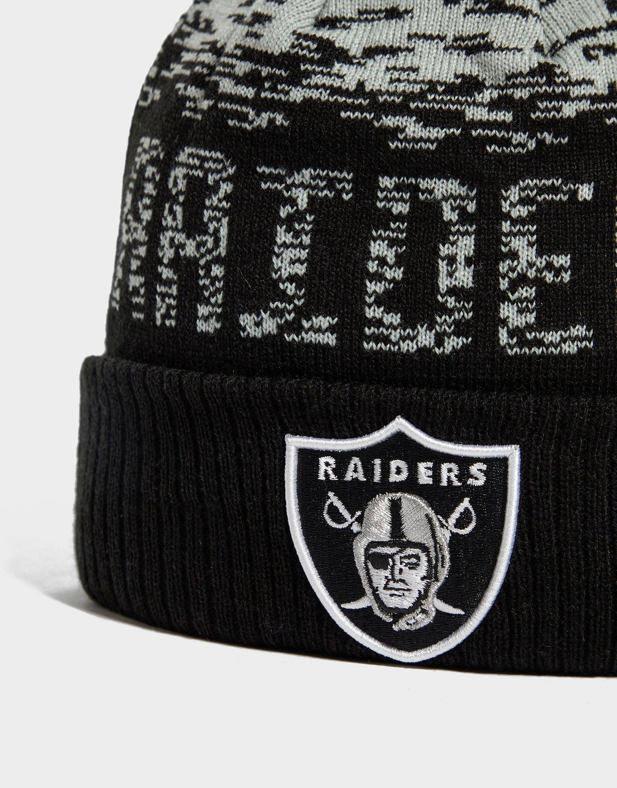 NFL Las Vegas Raiders Pom Beanie Hat