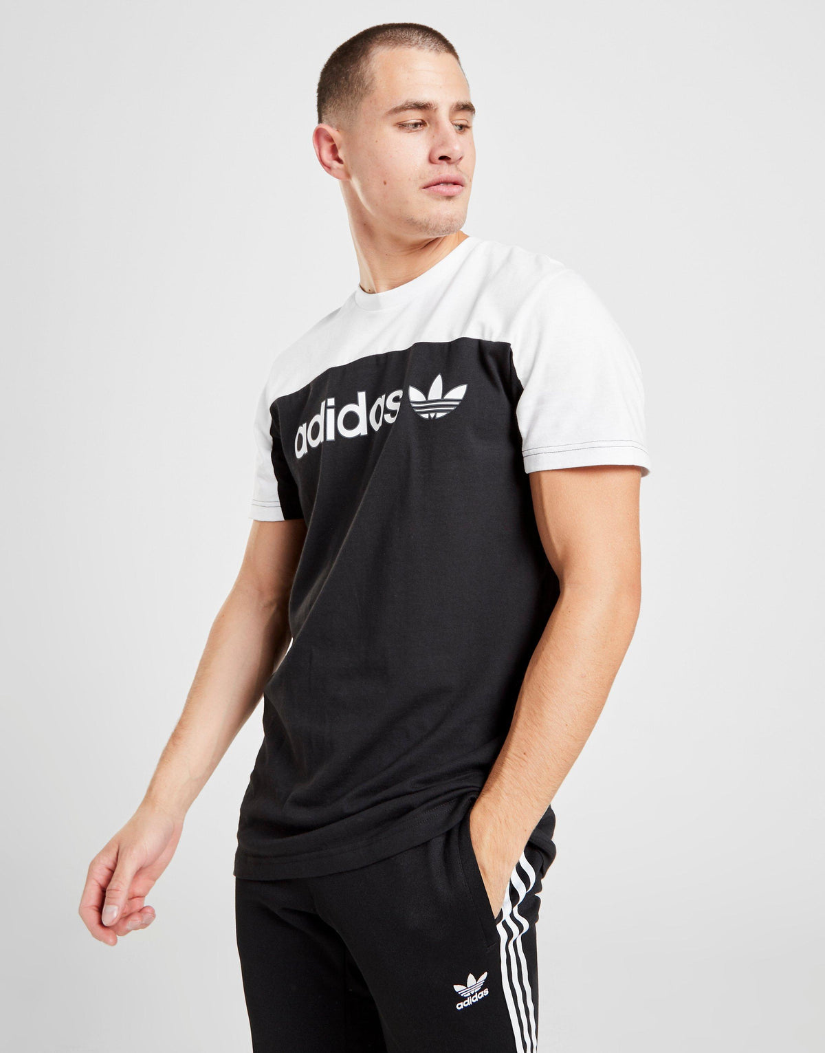 Linear Colour Block T-Shirt