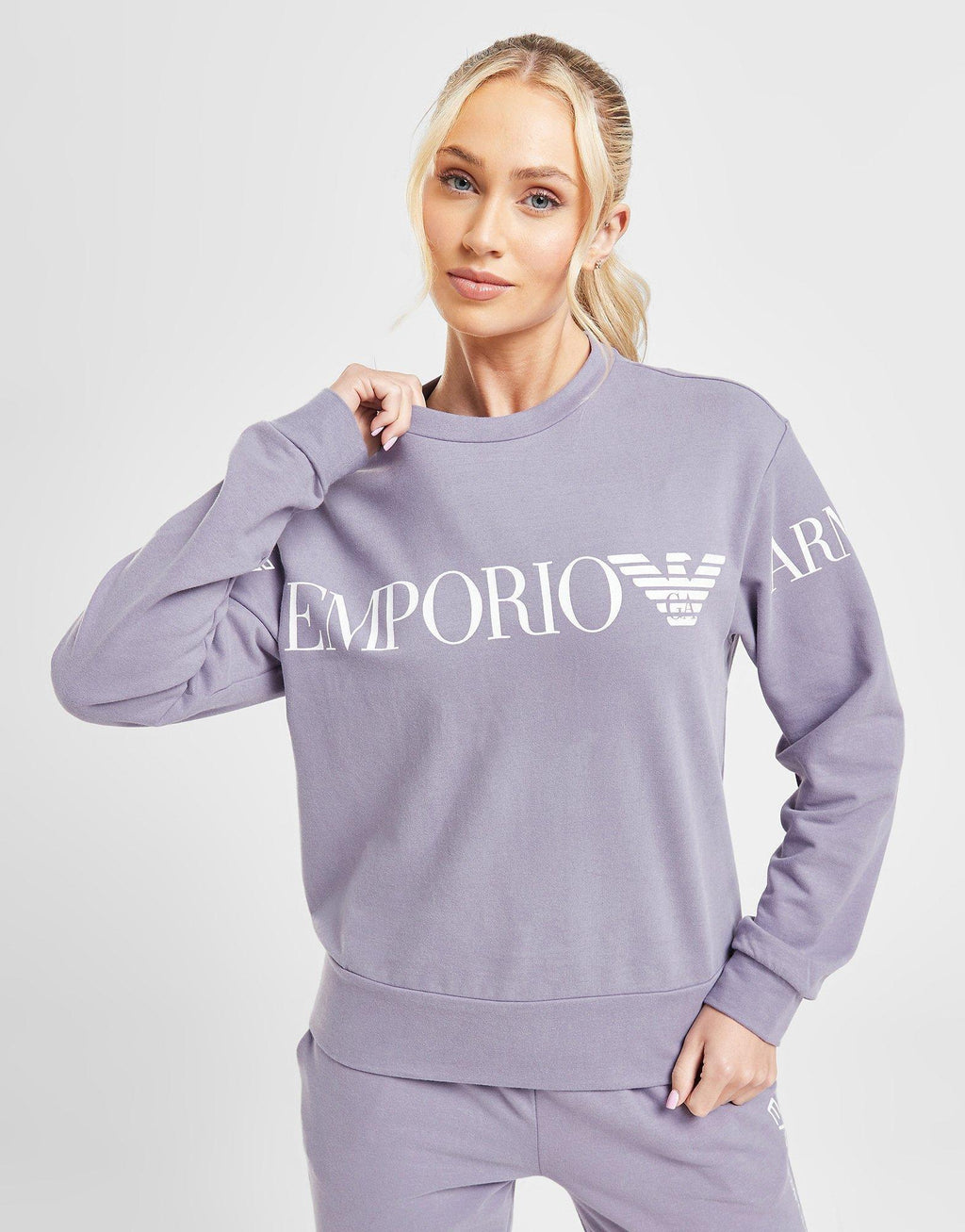 Oversized Logo Crew Sweatshirt