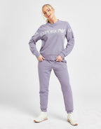Oversized Logo Crew Sweatshirt