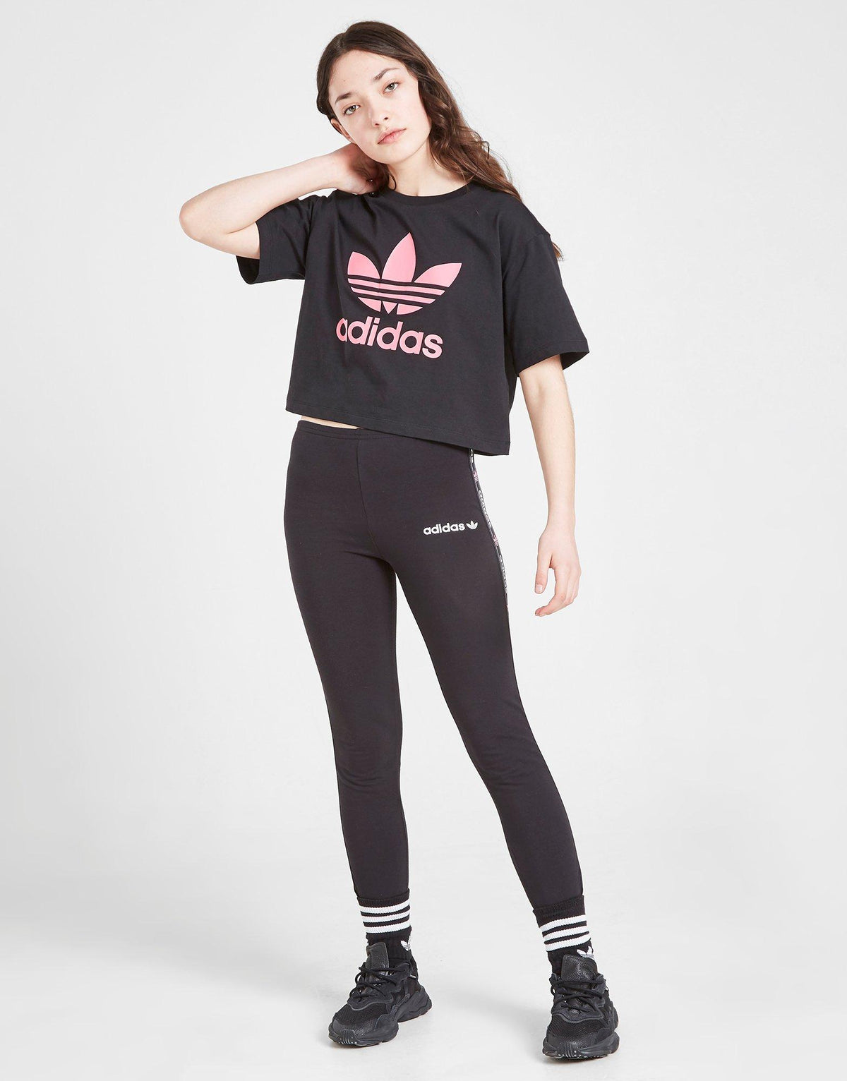 Girls' Trefoil Crop T-Shirt Junior