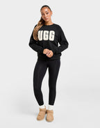 Fuzzy Logo Crew Sweatshirt