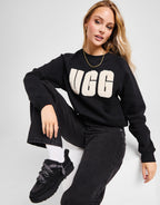 Fuzzy Logo Crew Sweatshirt