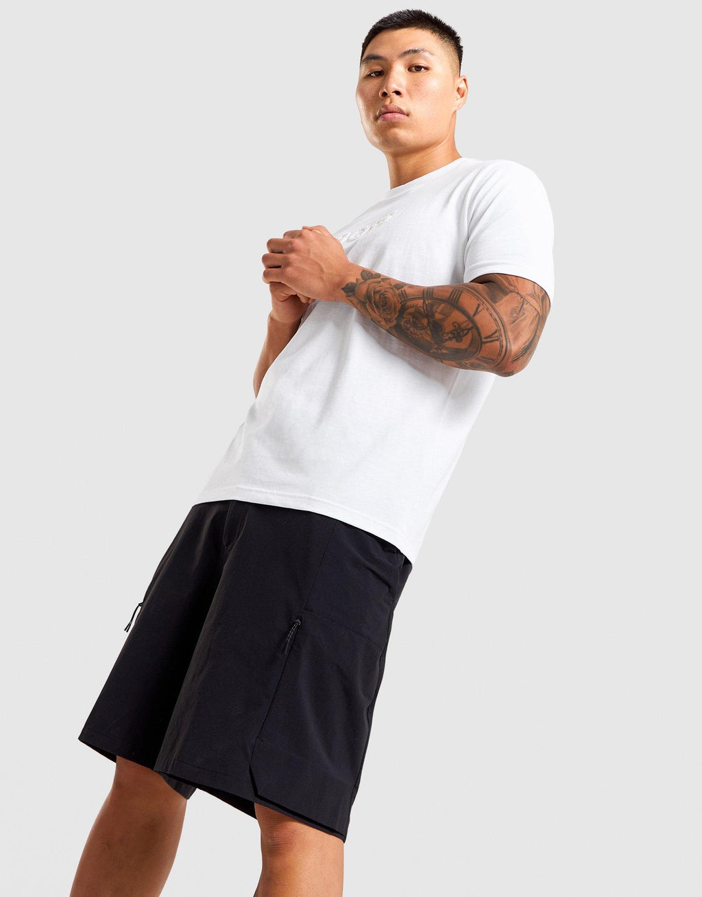 Woven Globe Cargo Shorts