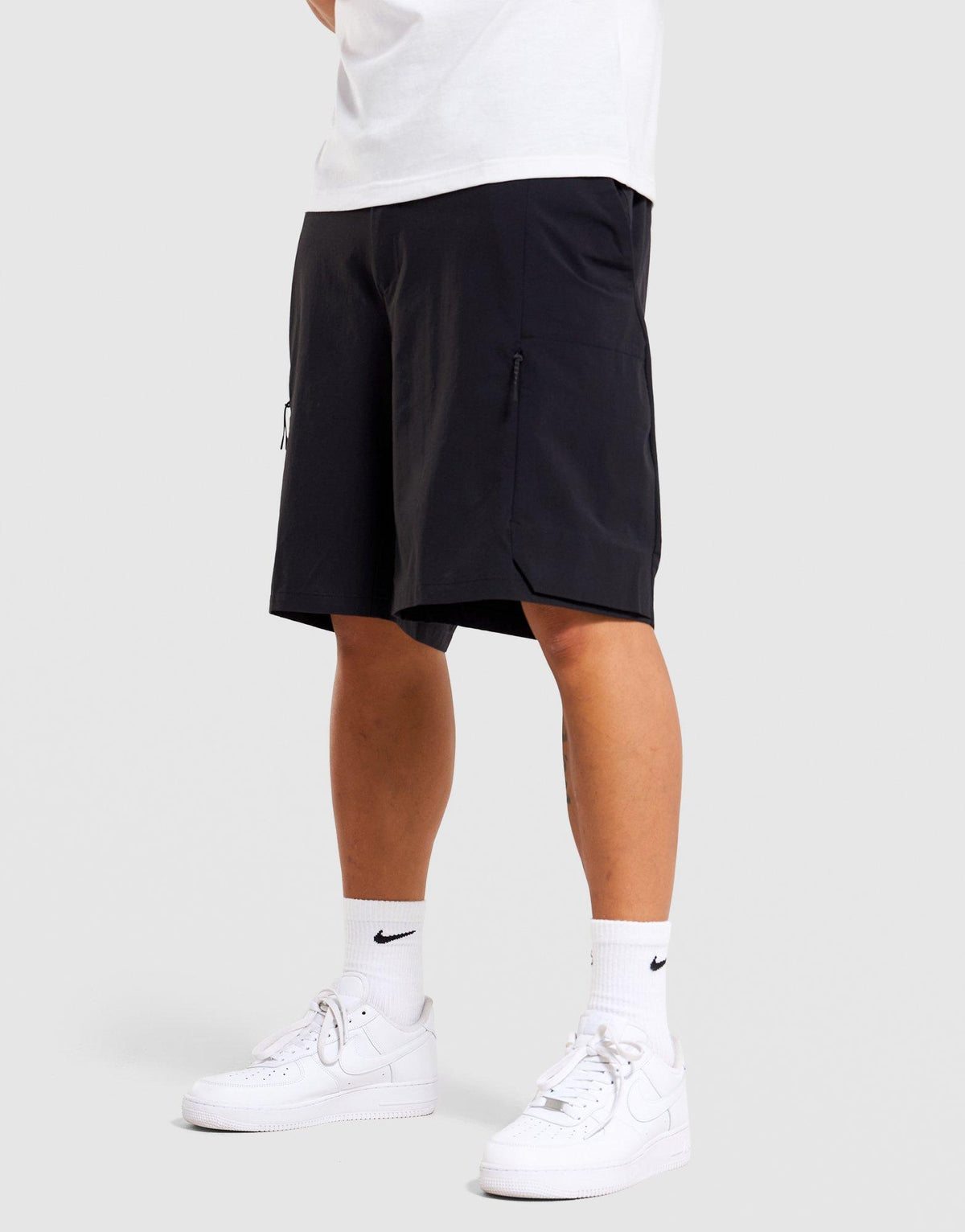Woven Globe Cargo Shorts
