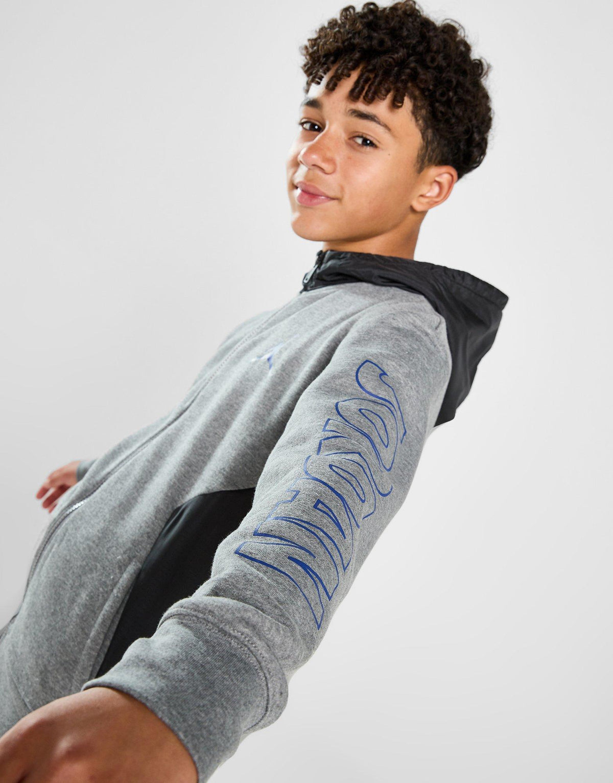 Woven Overlay Fleece Tracksuit Junior