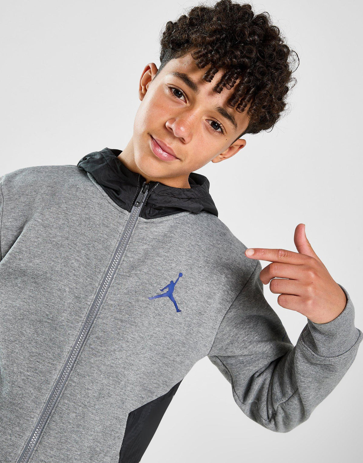 Woven Overlay Fleece Tracksuit Junior