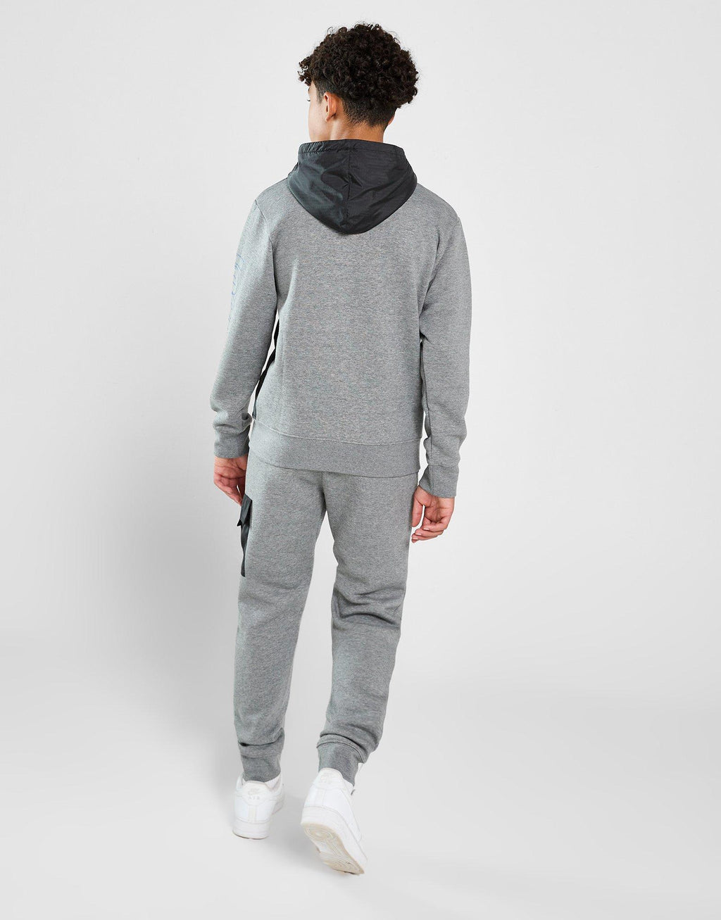 Woven Overlay Fleece Tracksuit Junior