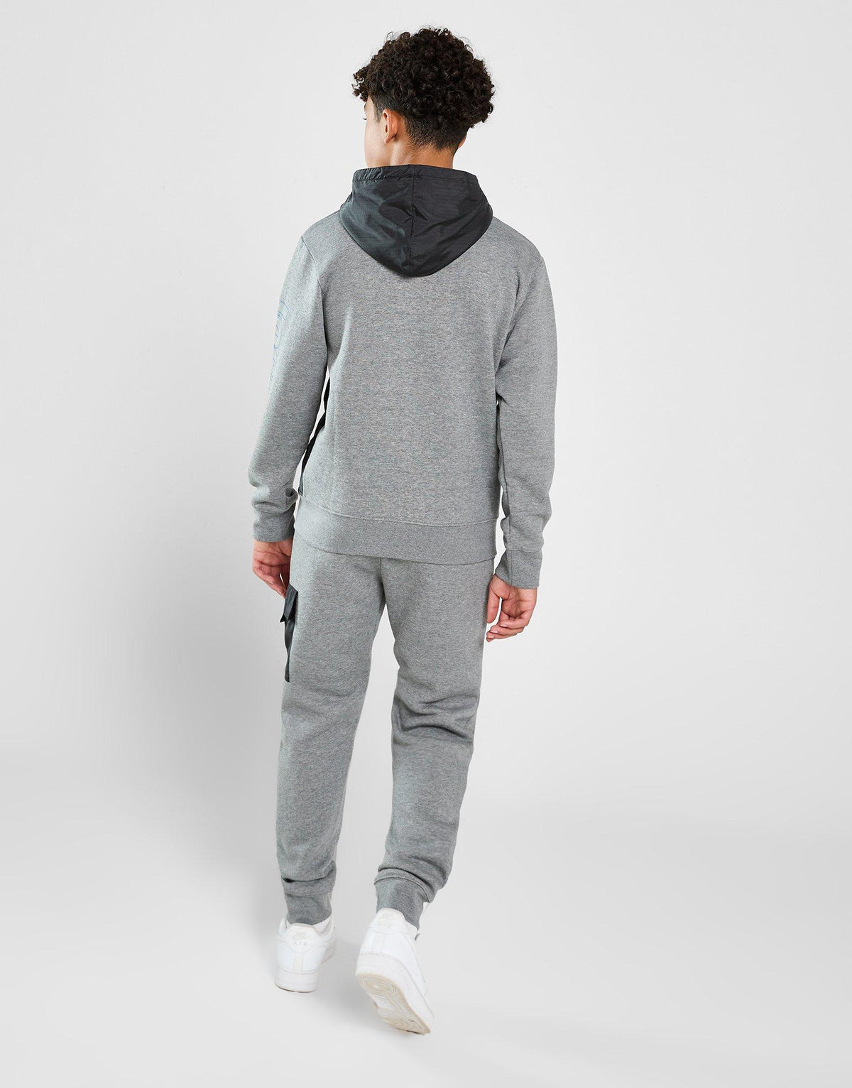 Woven Overlay Fleece Tracksuit Junior