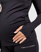 Maternity Core 1/4 Zip Top