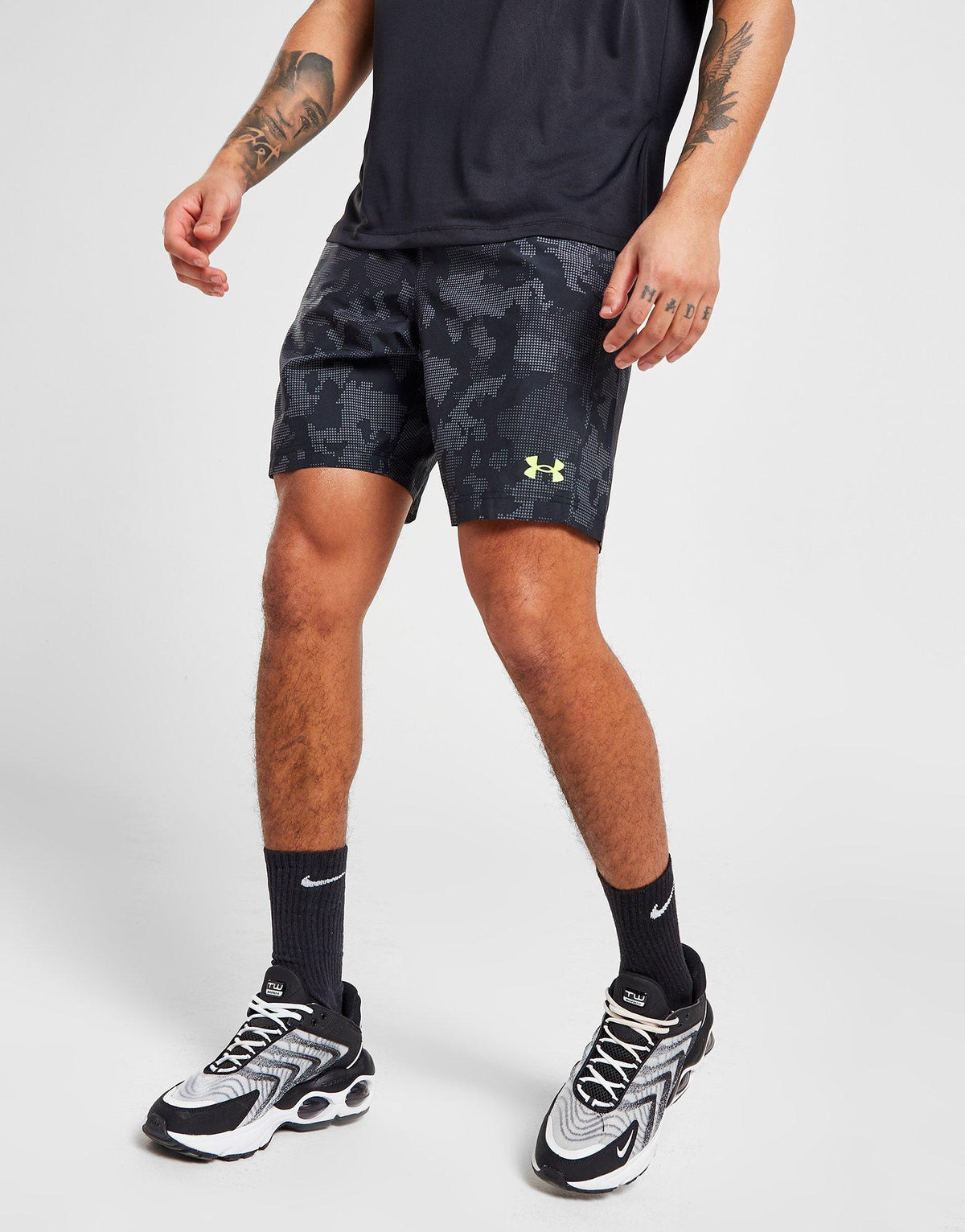 Woven Camo Shorts