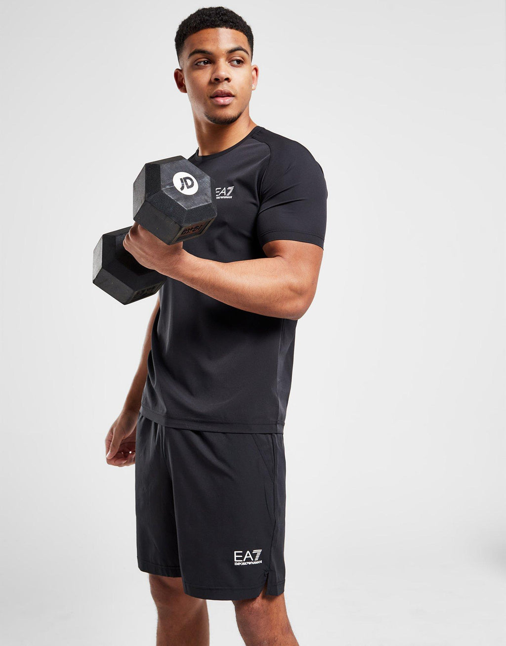 Back Print T-Shirt/Shorts Set
