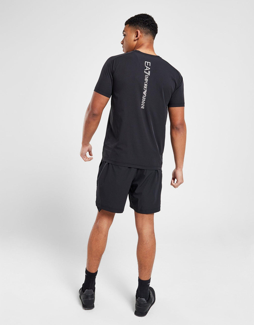 Back Print T-Shirt/Shorts Set