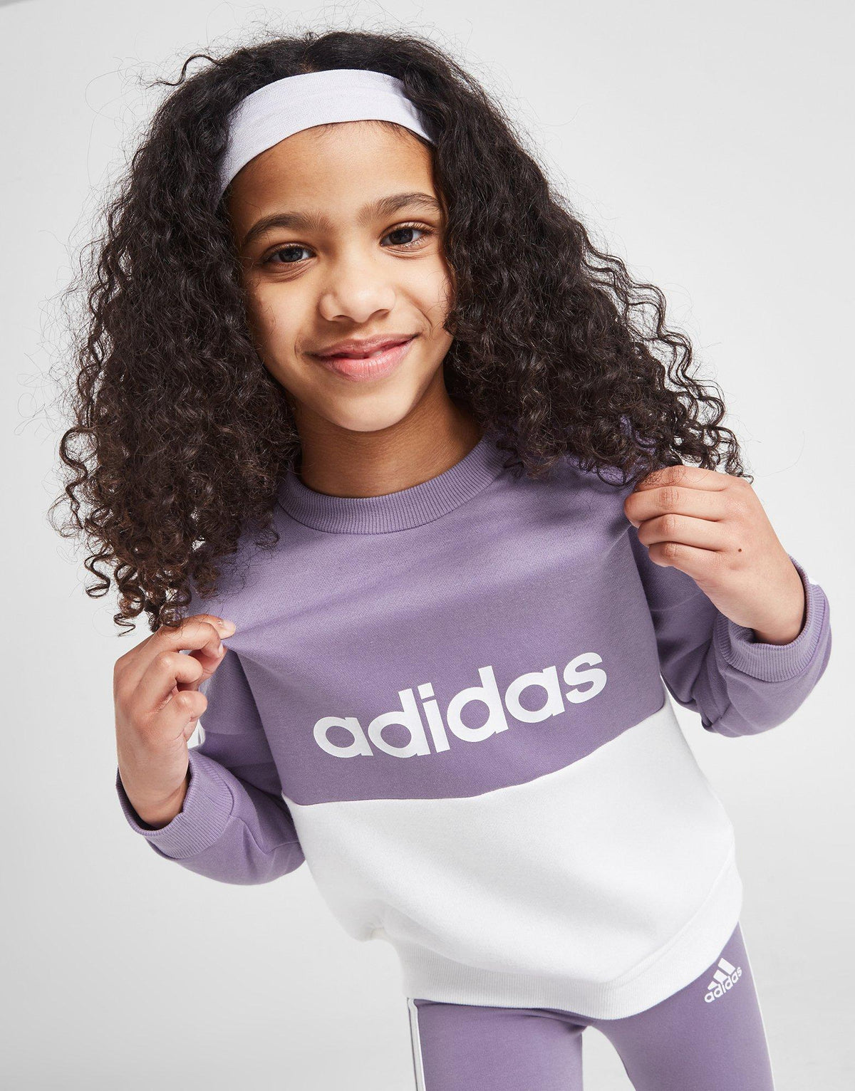 Girls' Linear Sweatshirt/Leggings Set Children