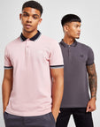 Contrast Collar Polo Shirt