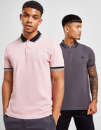 Contrast Collar Polo Shirt
