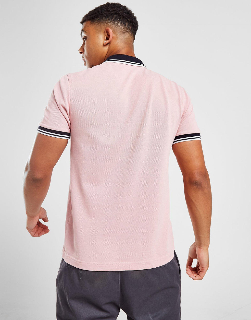 Contrast Collar Polo Shirt