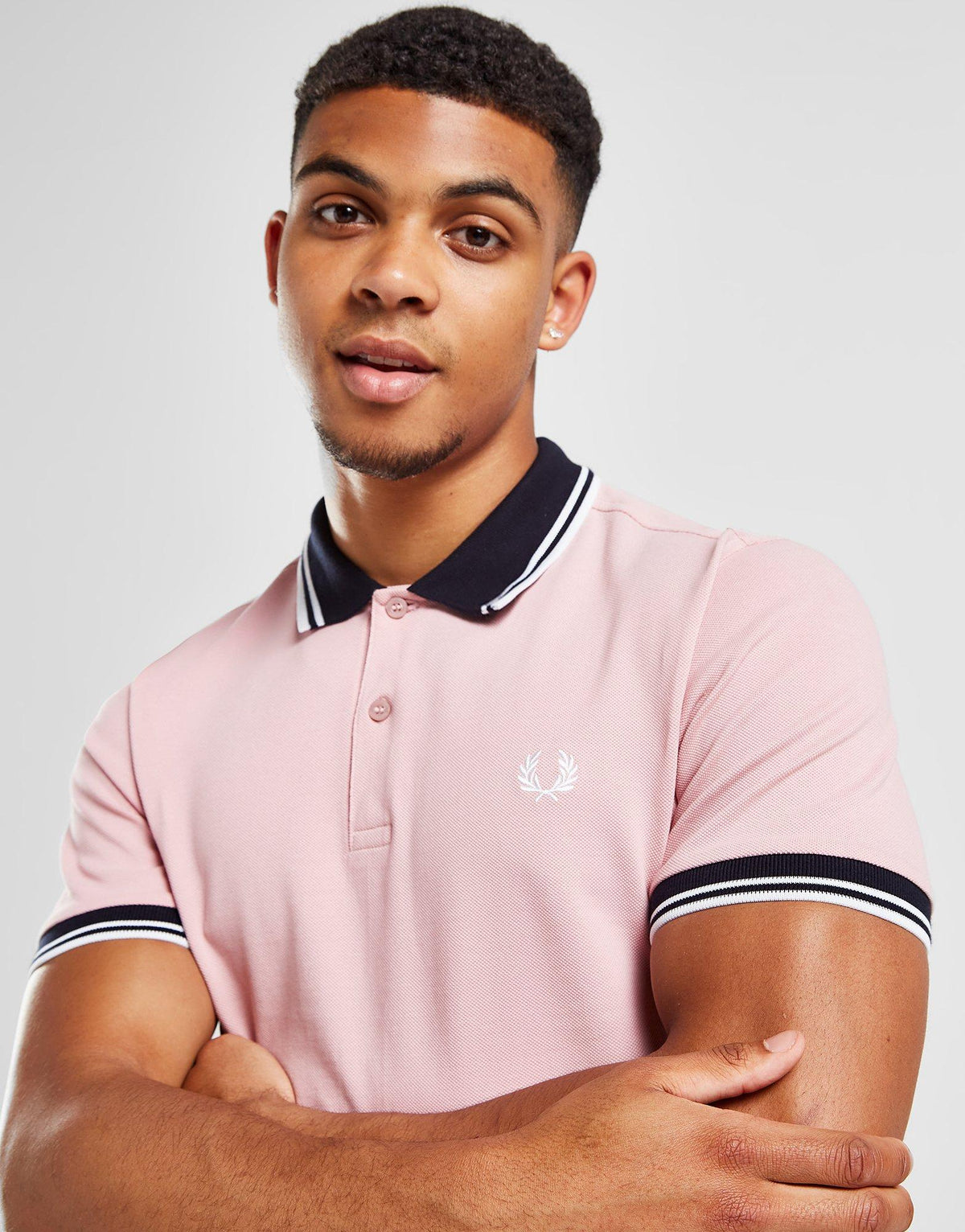 Contrast Collar Polo Shirt