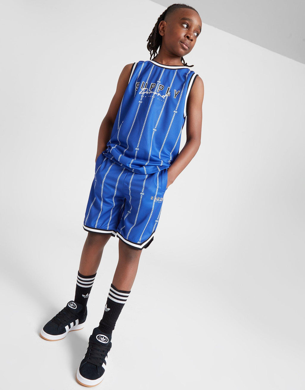 Volley Pinstripe Basketball Shorts Junior