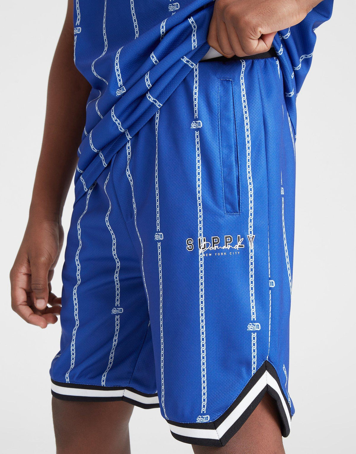 Volley Pinstripe Basketball Shorts Junior