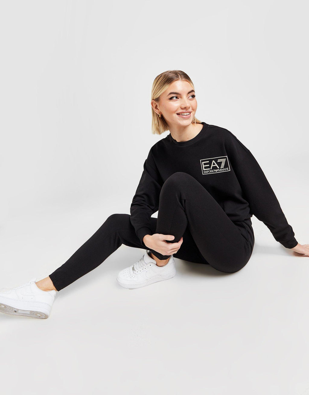 Sparkle Box Logo Sweatshirt/Leggings Set