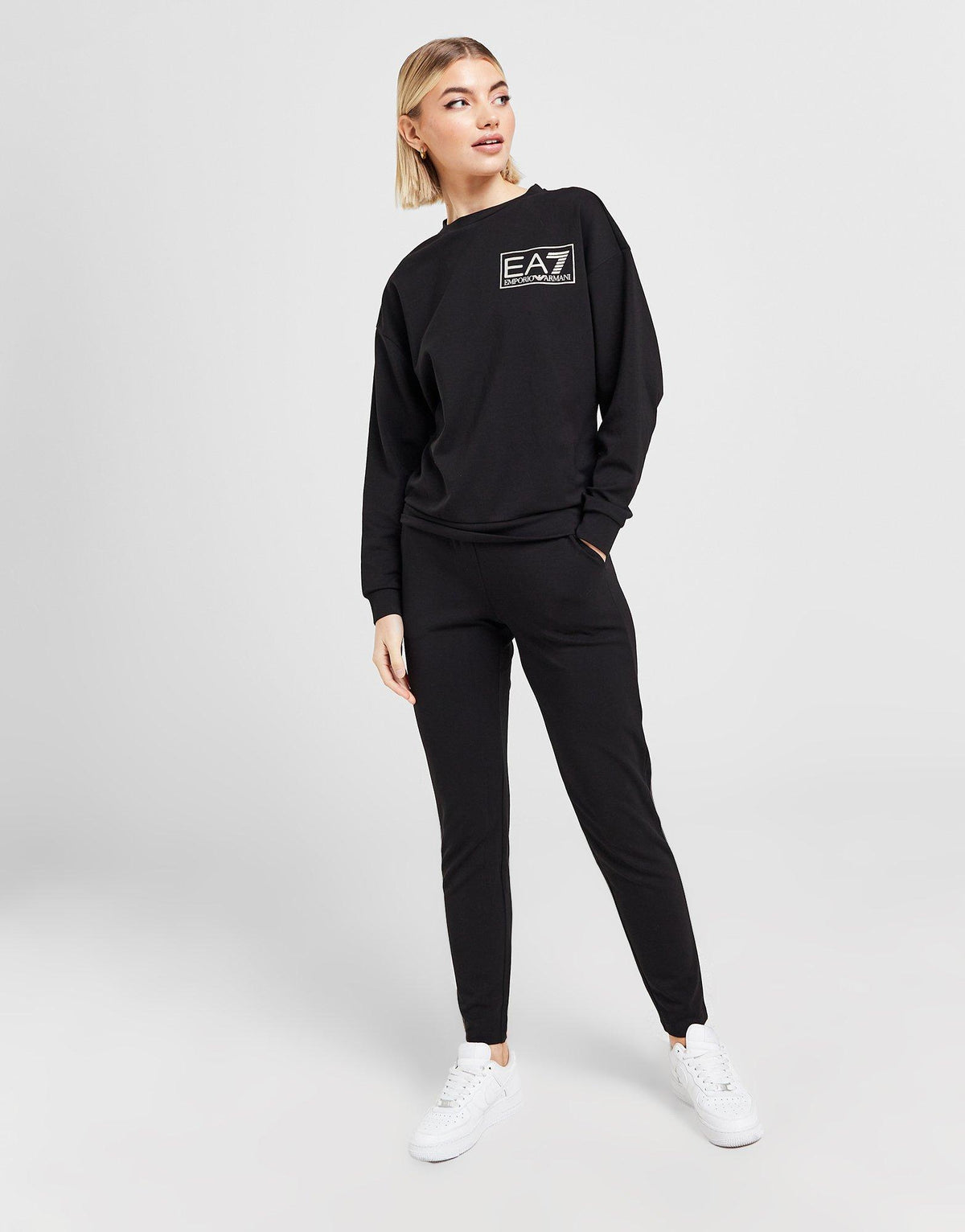 Sparkle Box Logo Sweatshirt/Leggings Set