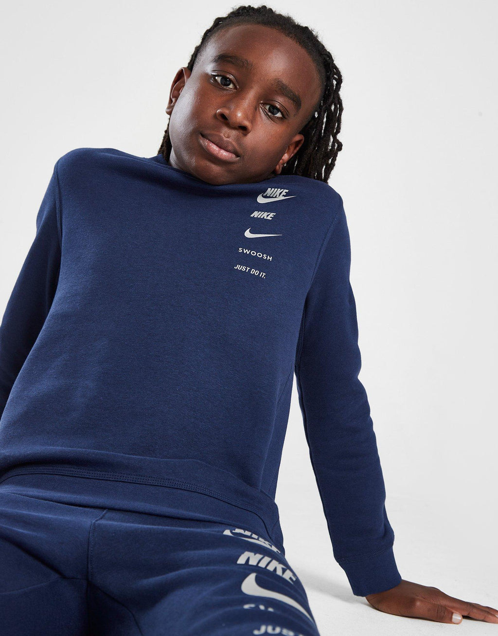 Multi Logo Crew Sweatshirt Junior