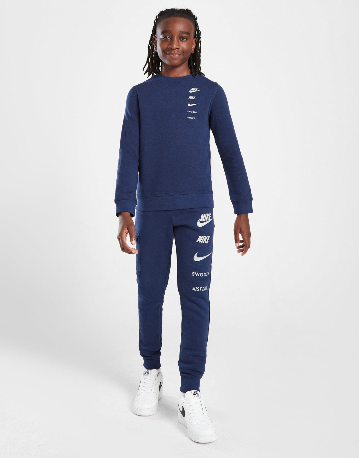Multi Logo Crew Sweatshirt Junior