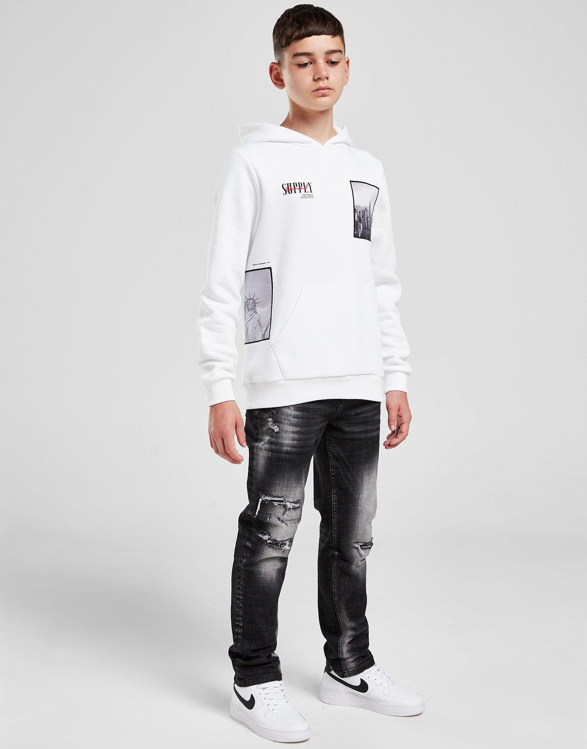 New York Stacker Hoodie Junior