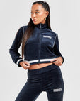 Velour Full Zip Hoodie