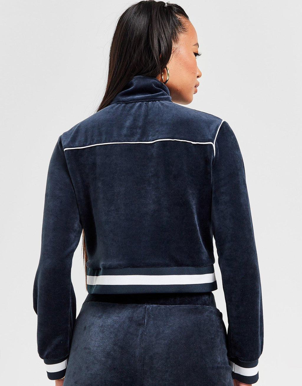Velour Full Zip Hoodie