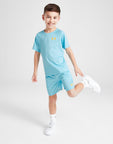 Emboss Grid T-Shirt/Shorts Set Children
