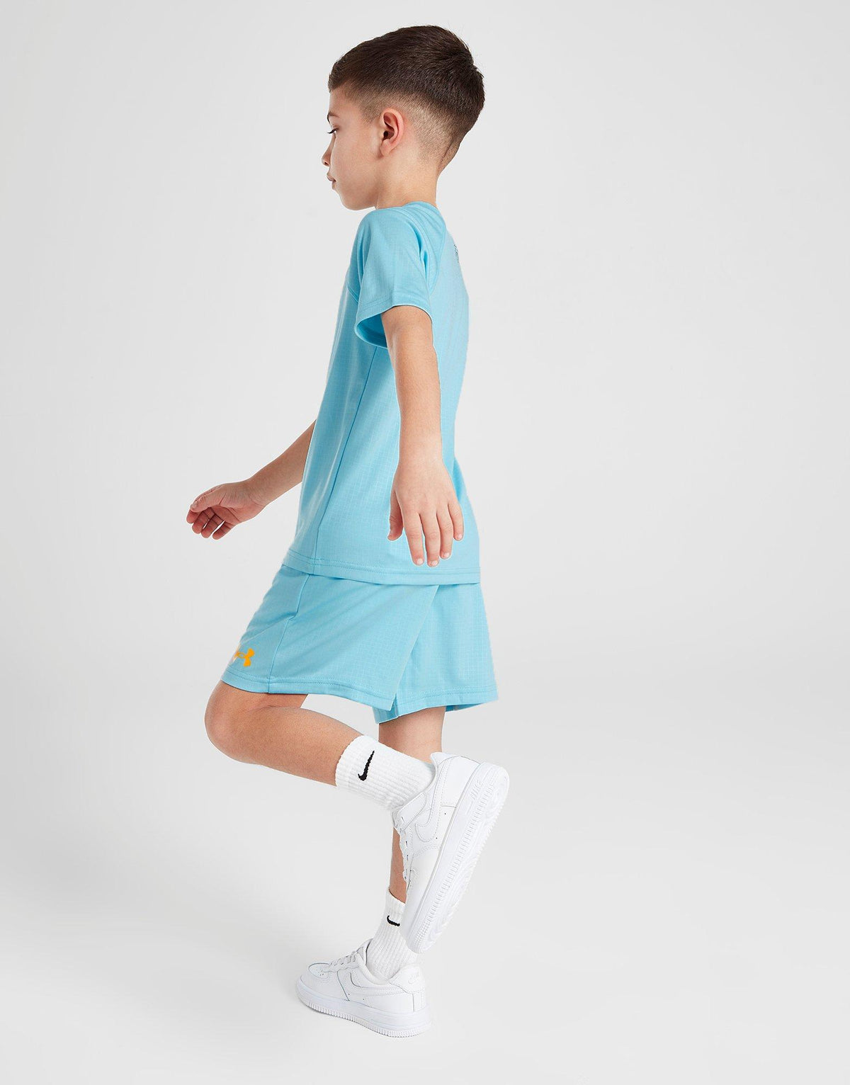 Emboss Grid T-Shirt/Shorts Set Children