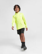 1/4 Zip Long Sleeve Top/Shorts Set Children