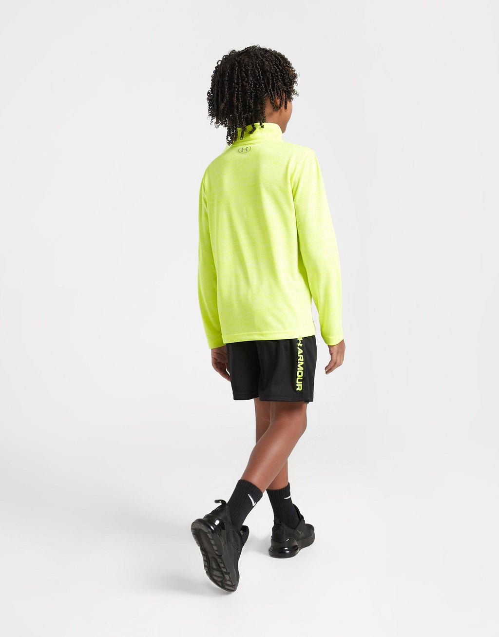 1/4 Zip Long Sleeve Top/Shorts Set Children