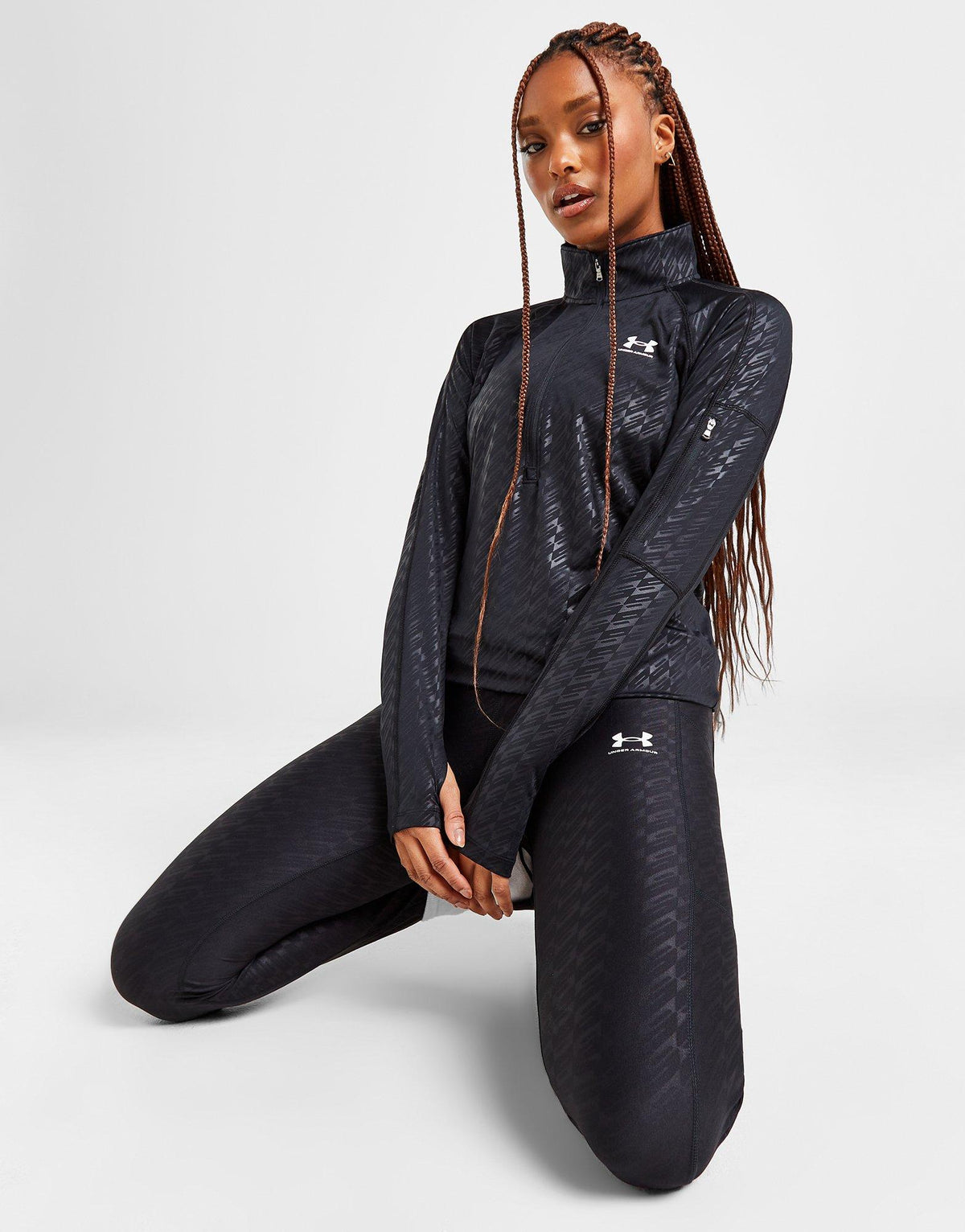 Emboss All Over Print Leggings