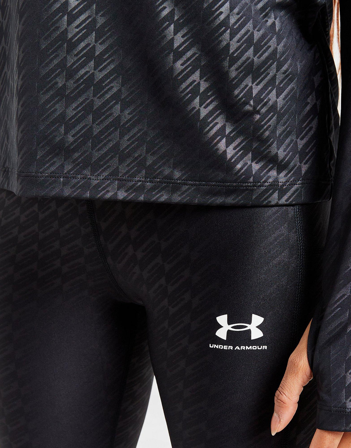 Emboss All Over Print Leggings