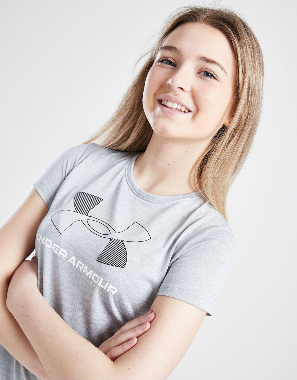 Girls' UA Tech Twist Big Logo T-Shirt Junior
