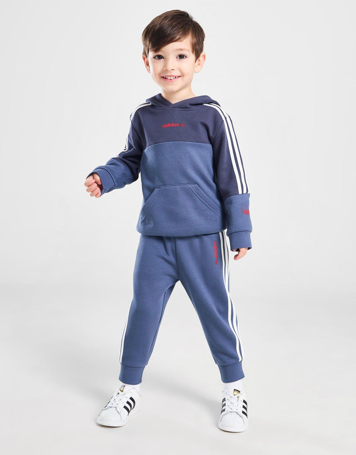 Colour Block Overhead Trefoil Tracksuit Infant