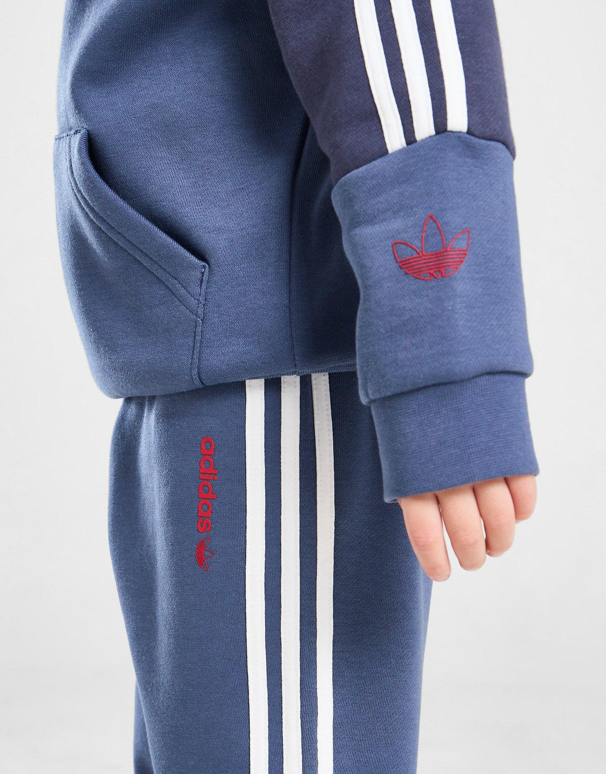 Colour Block Overhead Trefoil Tracksuit Infant