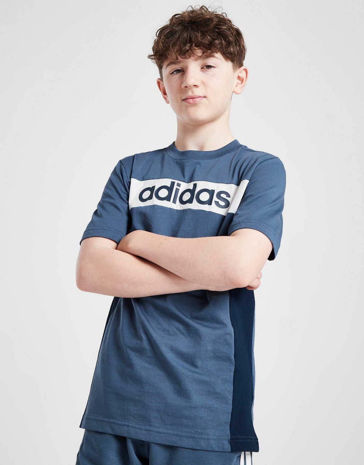 Linear Logo Colour Block T-Shirt Junior