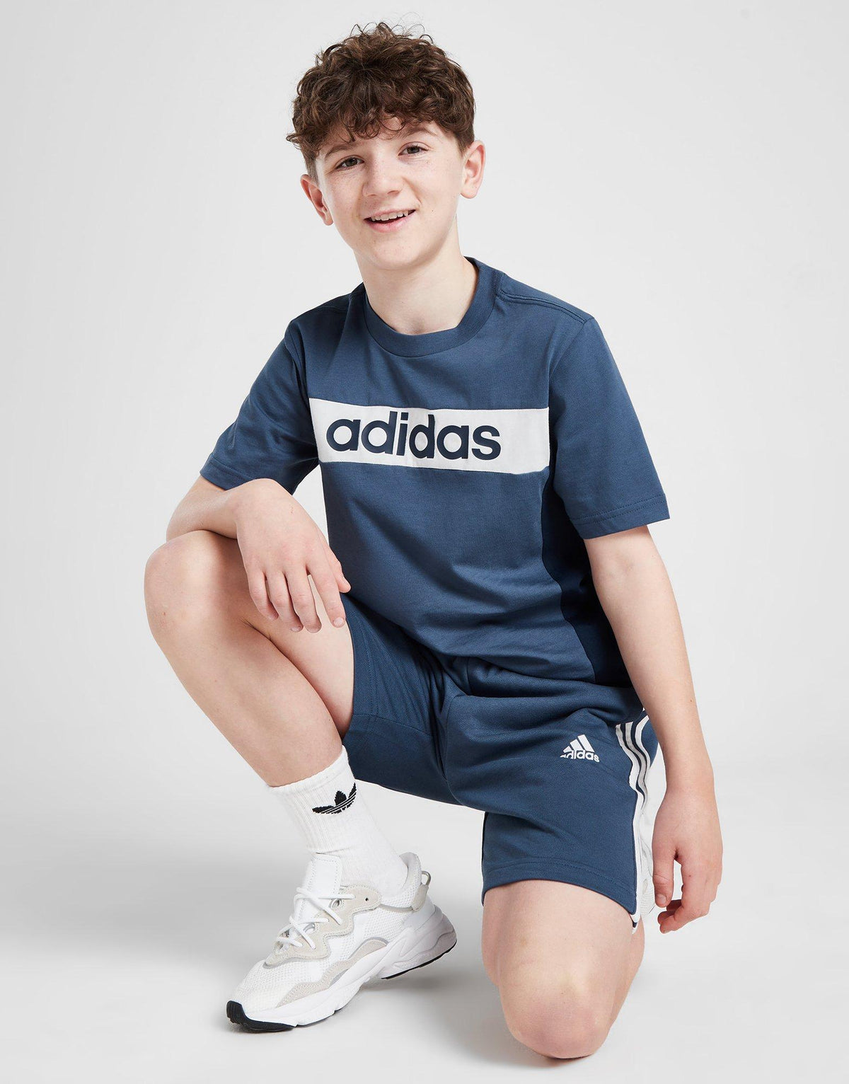 Linear Logo Colour Block T-Shirt Junior