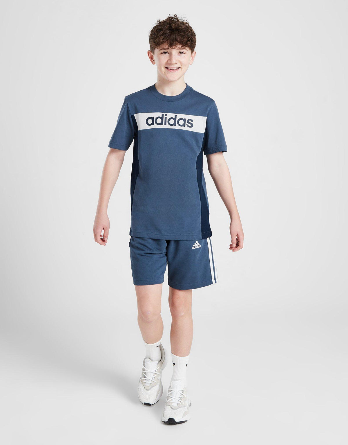 Linear Logo Colour Block T-Shirt Junior
