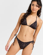 Monogram Print Bikini Bottoms