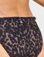 Monogram Print Bikini Bottoms