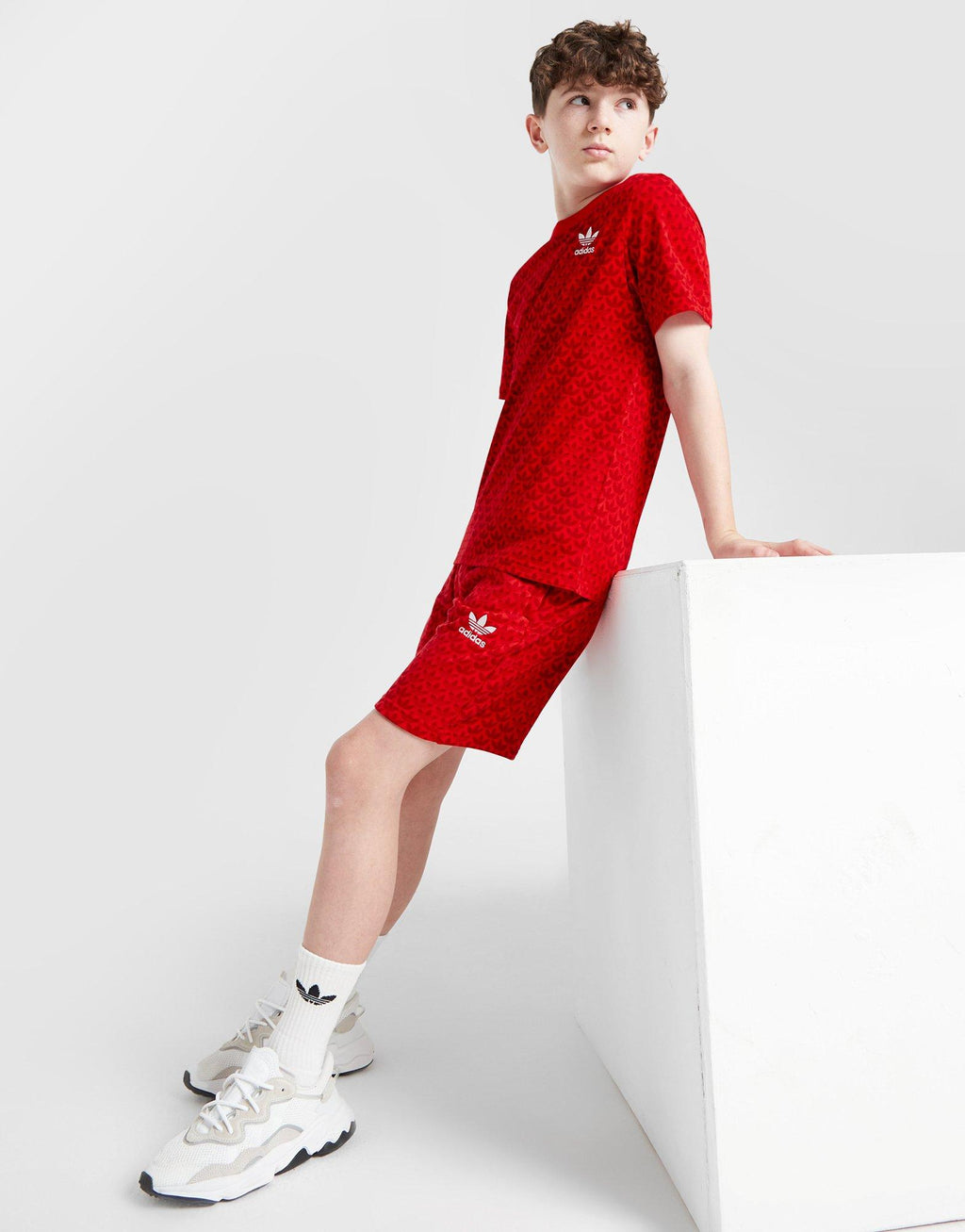 Trefoil Mono All Over Print Shorts Junior